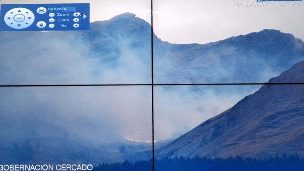 Incendio en Tunari GOBERNACIÓN DE COCHABAMBA