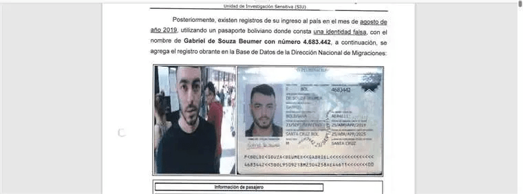 CI falso funcionario, El Deber