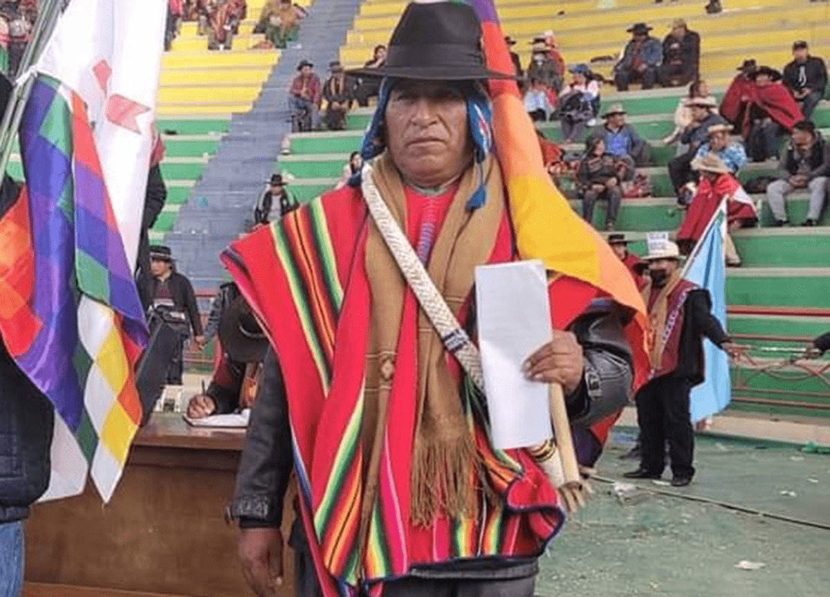 Lucio Quispe, elegido nuevo Secretario Ejecutivo de la CSUTCB