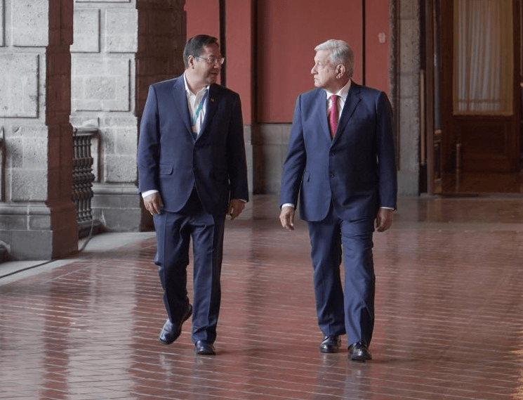 Luis Arce con AMLO