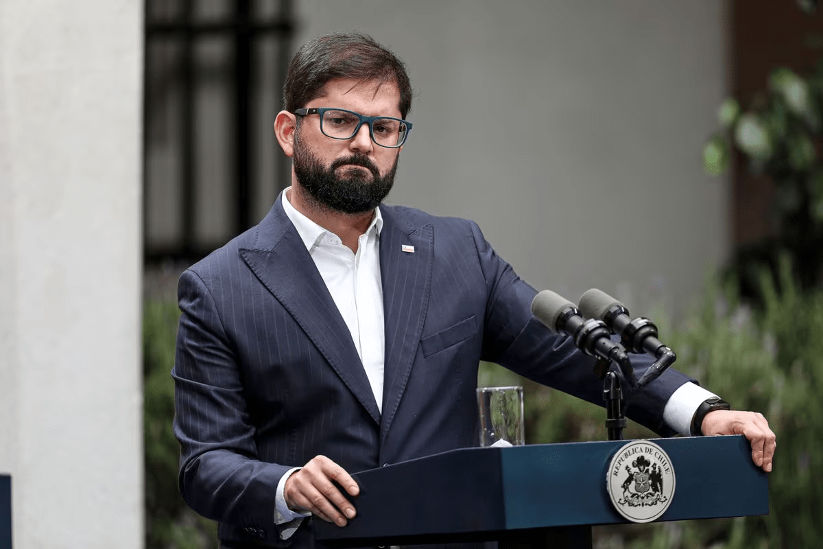 Gabriel Boric en Santiago, el 8 de marzo de este año.