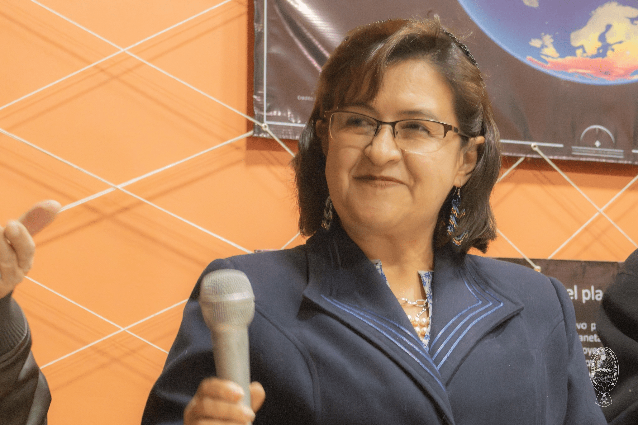 María Eugenia García, rectora de la UMSA