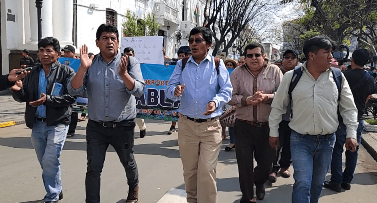 Marchas transportista
